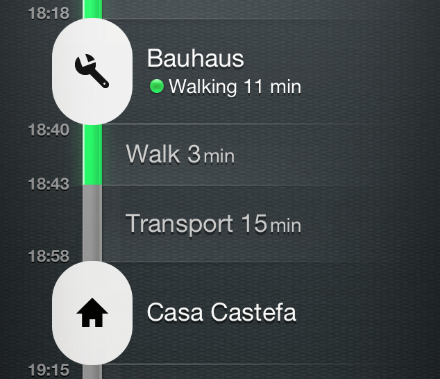Moves nos permitirá tener un control completo sobre los desplazamientos que hagamos durante el día