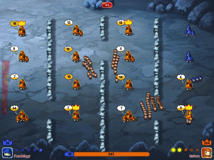 Mushroom Wars para iPhone, iPod Touch y iPad gratuito por tiempo limitado