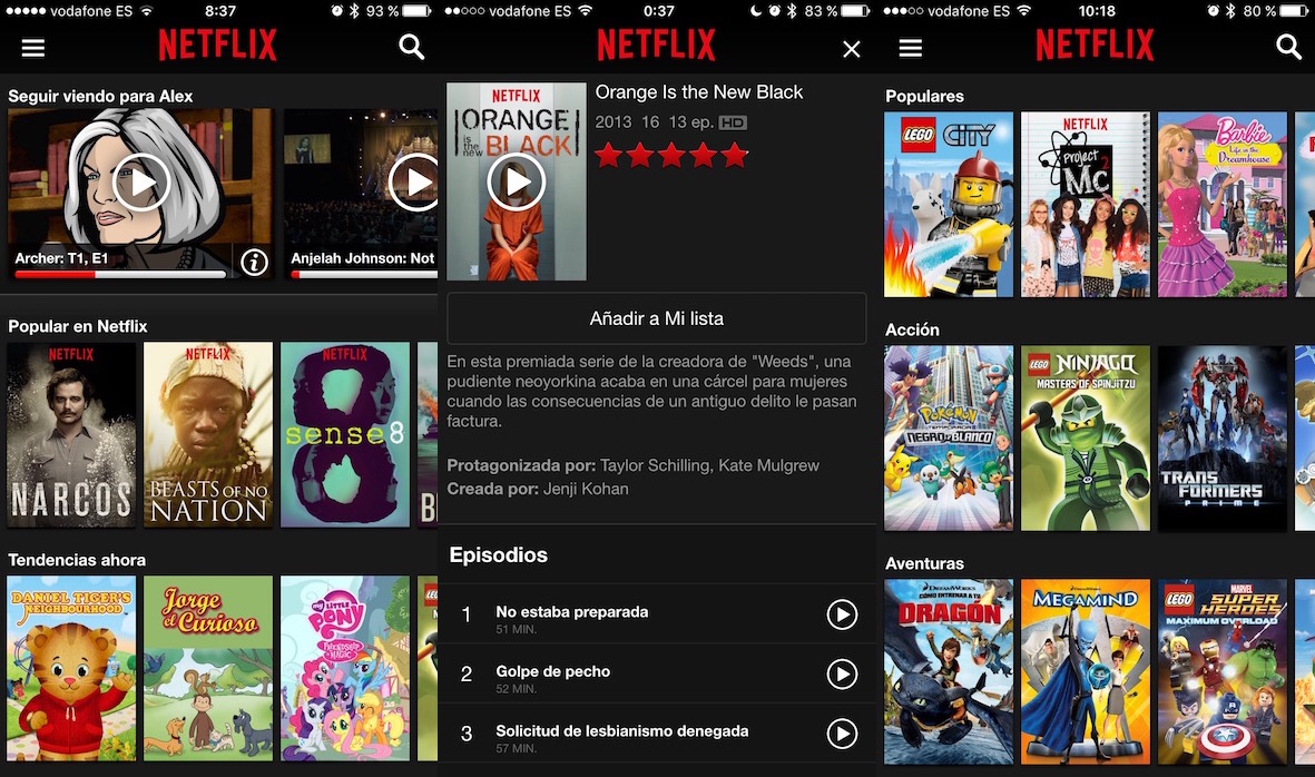 Netflix ya está disponible en España, con app para iPhone, iPad y Apple TV