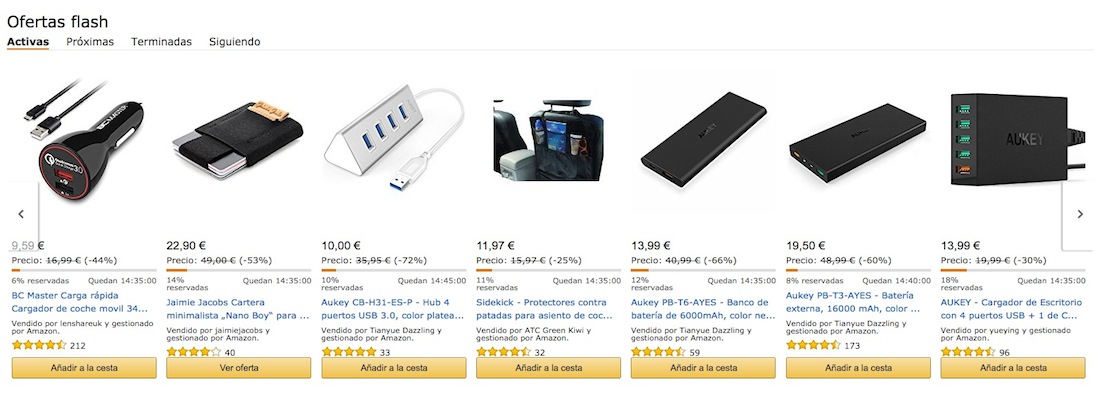 Ofertas Flash Amazon