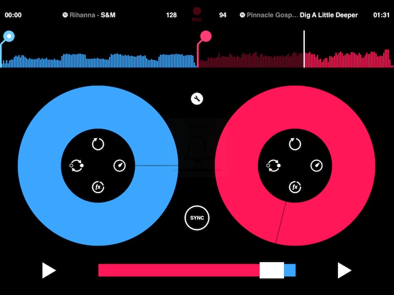 Pacemaker, la primera app DJ para iPad que funciona con la música de Spotify