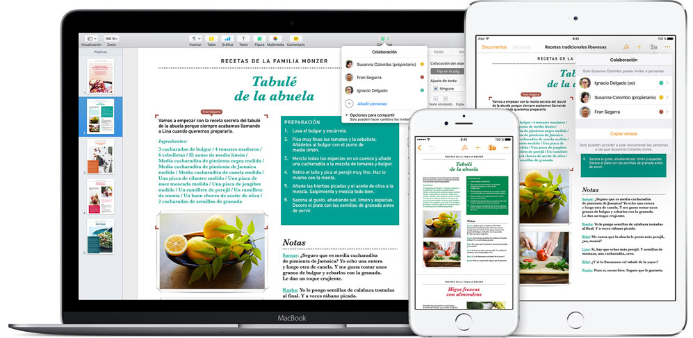 Pages Apple iOS Mac gratis