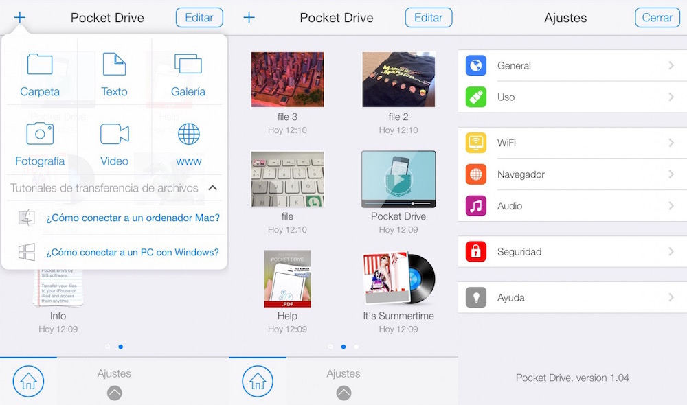 Pocket Drive convierte nuestro iPhone en un disco duro externo