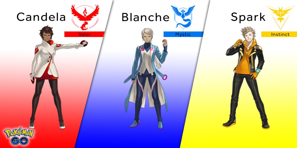 Pokémon GO líderes