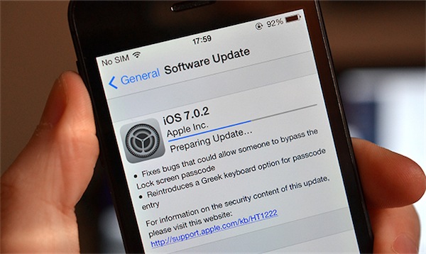 Nuevo fallo de seguridad encontrado en iOS 7.0.2