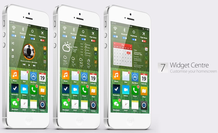 Impresionante concepto de iOS 7: ¿deberá ser así el nuevo sistema operativo para iPhone, iPad y iPod Touch?