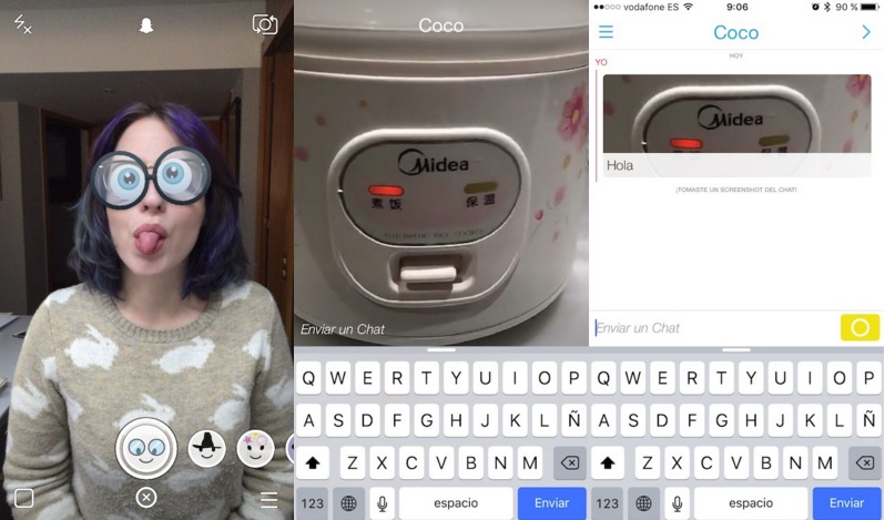 Snapchat ya permite usar memes con la cámara trasera