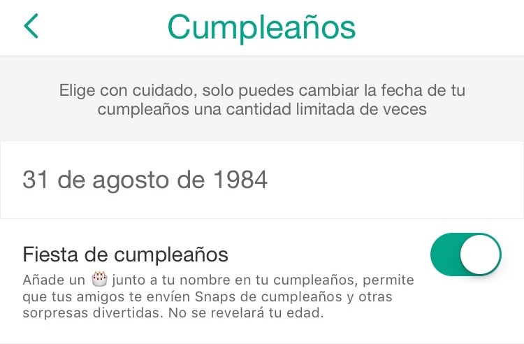 Novedades en Snapchat: opciones especiales de cumpleaños y Geofiltros personalizados