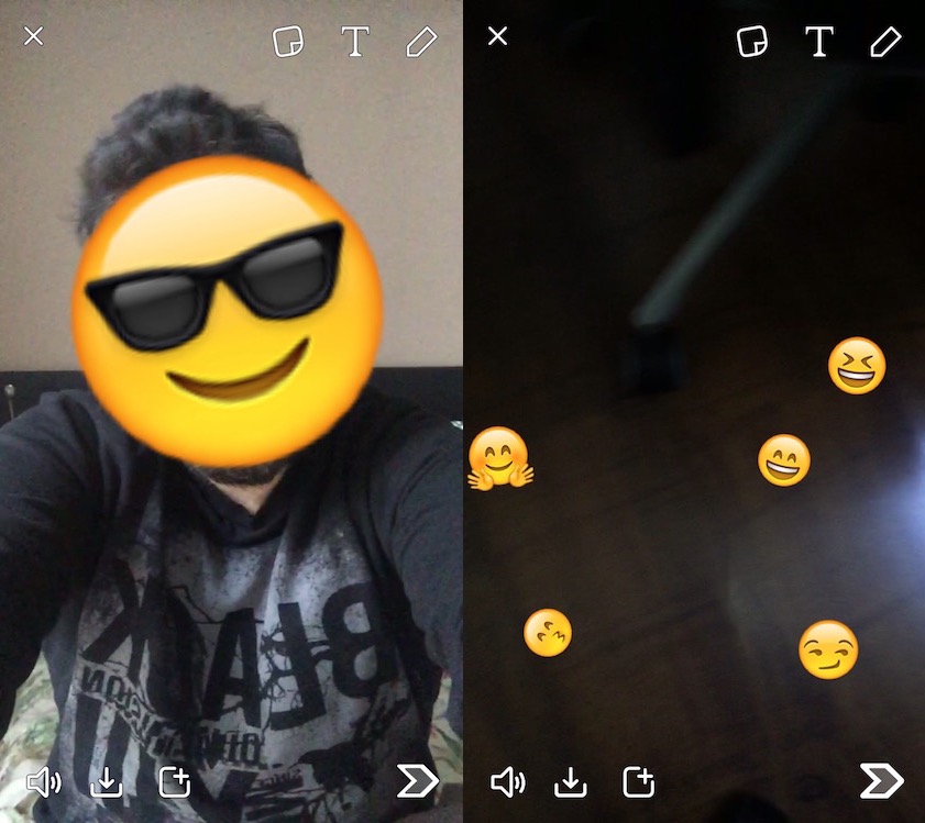 Snapchat se actualiza y ya permite añadir emojis en movimiento