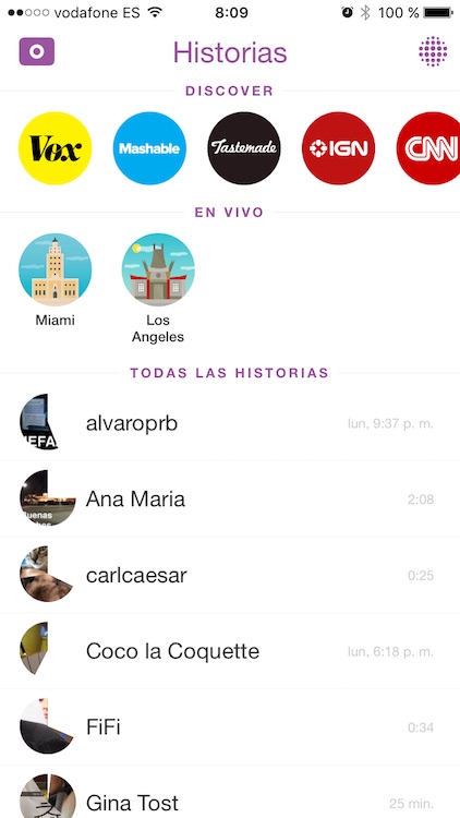 Snapchat añade «Story Explorer» a las historias En vivo