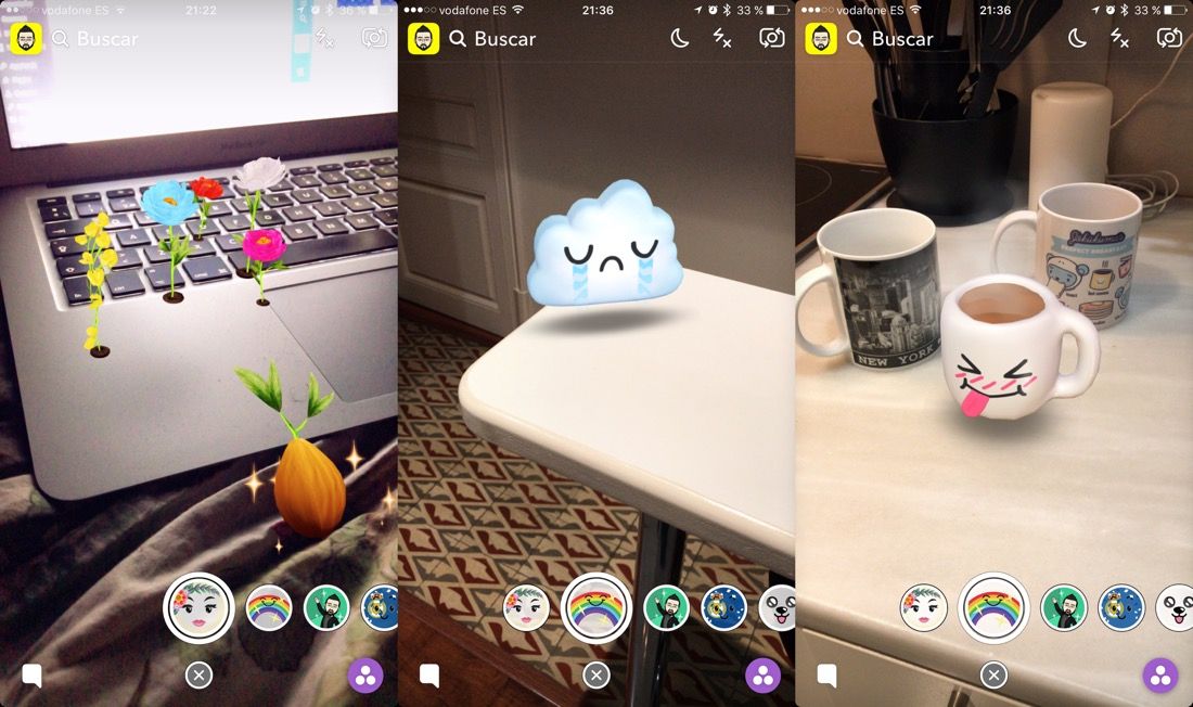 Snapchat - Filtros Lentes en 3D - World Lenses