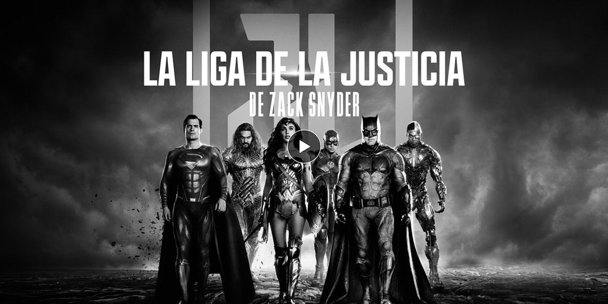 Cartel La Liga de la Justicia de Zack Snyder