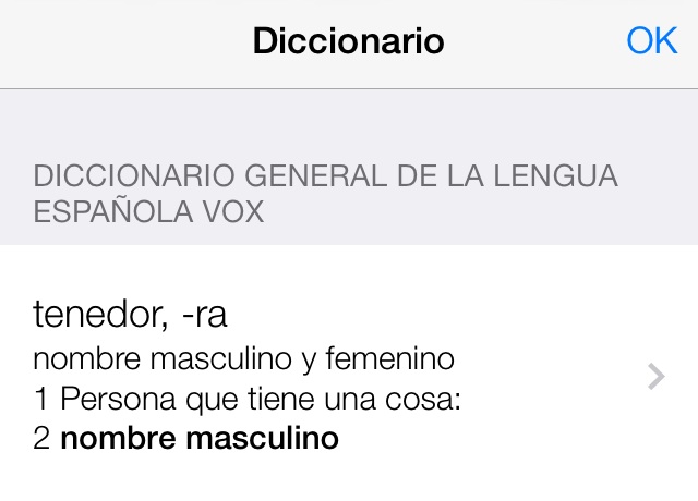 Accede al diccionario de iOS 7 desde Spotlight con SpotDefine