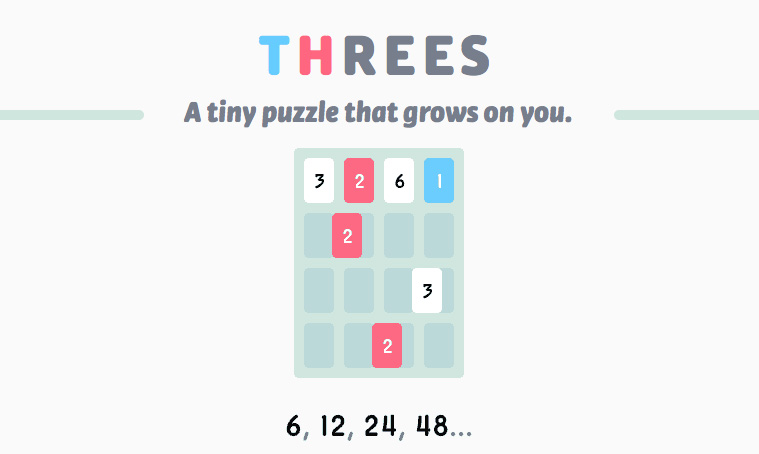 Threes!, el juego de números al que no podrás parar de jugar