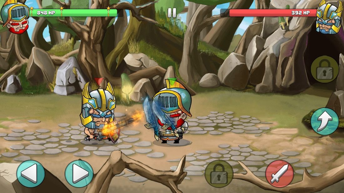 Tiny Gladiators - Lucha de gladiadores en iPhone y iPad