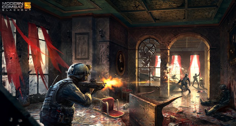 Modern Combat 5 Blackout llegará a la App Store el 24 de julio