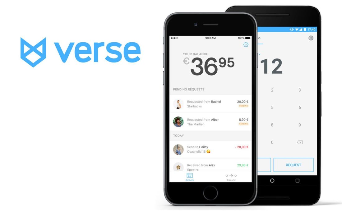 Verse - App para recibir y enviar dinero entre particulares