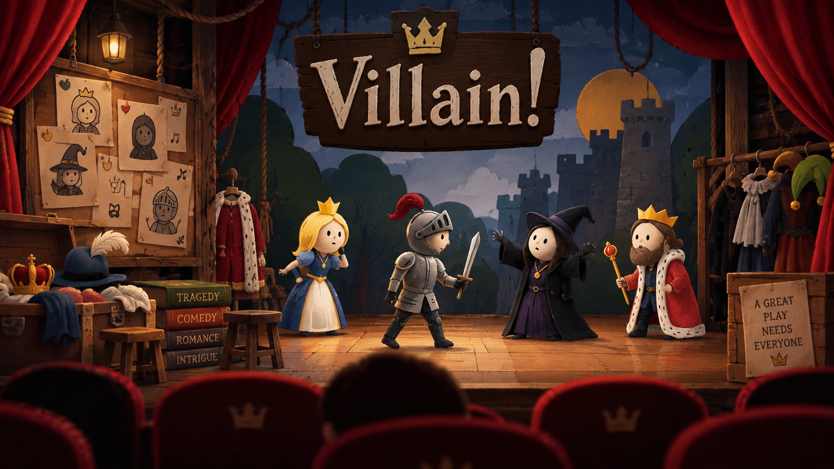 Villain! llega al iPhone con una idea bastante distinta: montar la obra perfecta
