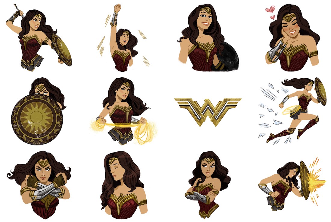 Wonder Woman Stickers