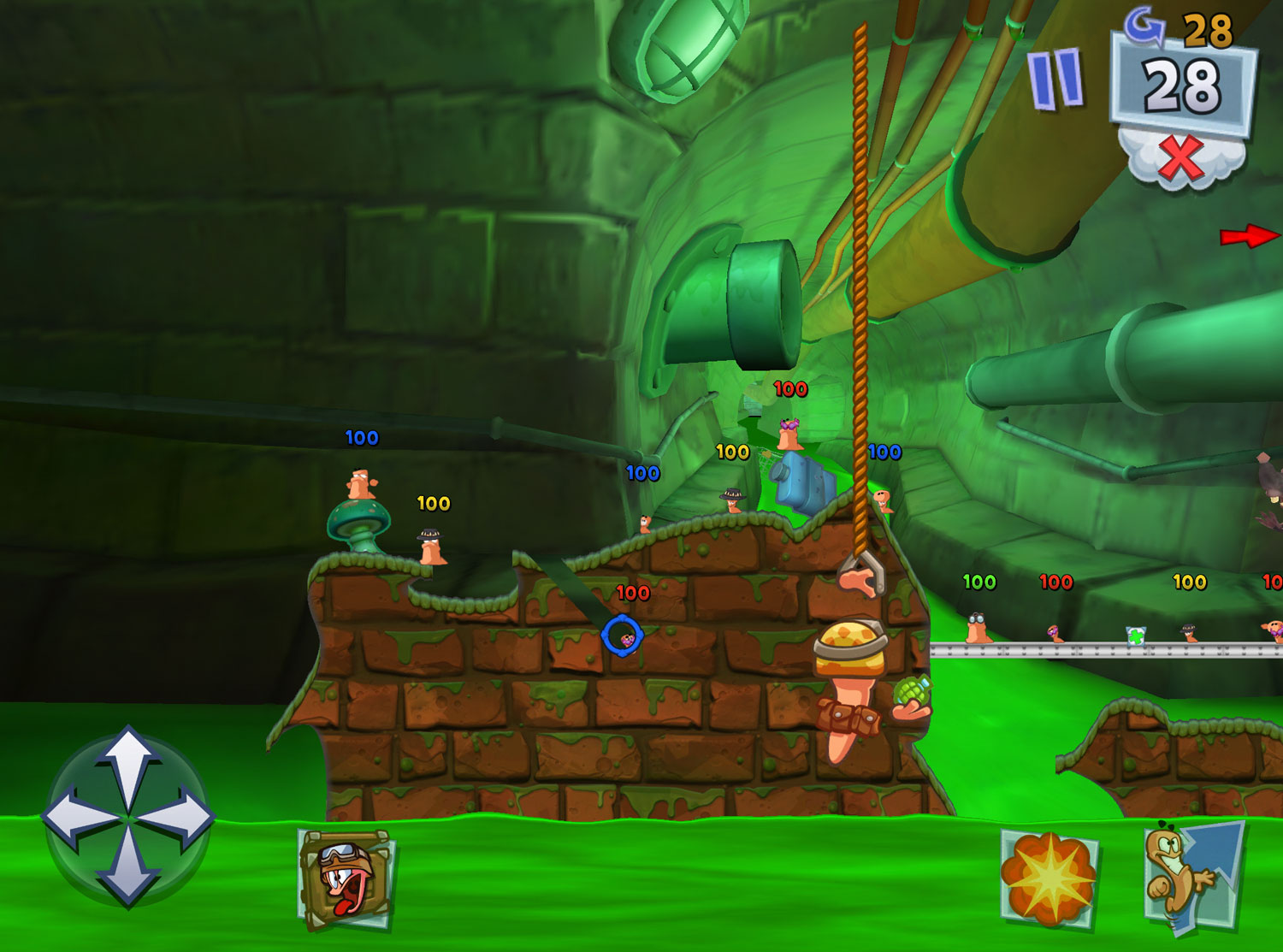 Team 17 anuncia que Worms 3 para iOS estará disponible en otoño