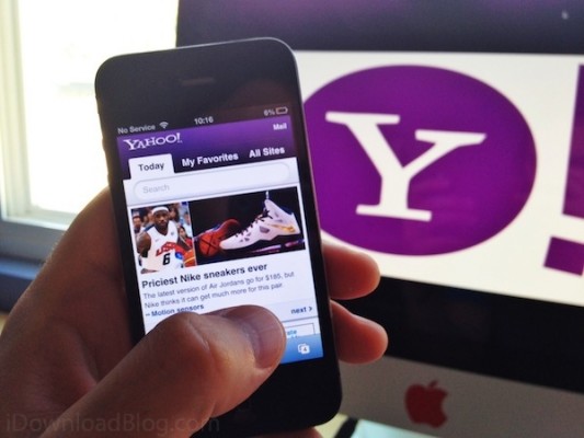 Apple en conversaciones con Yahoo para una mayor integración en iOS