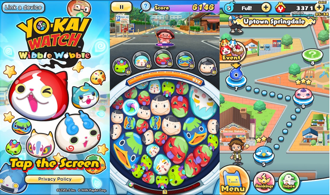 Yo-Kai Watch Wibble Wobble para iOS