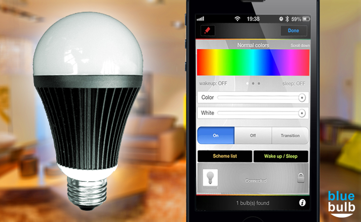 BlueBulb, otra bombilla controlada desde iOS que promete tener 1 millón de colores