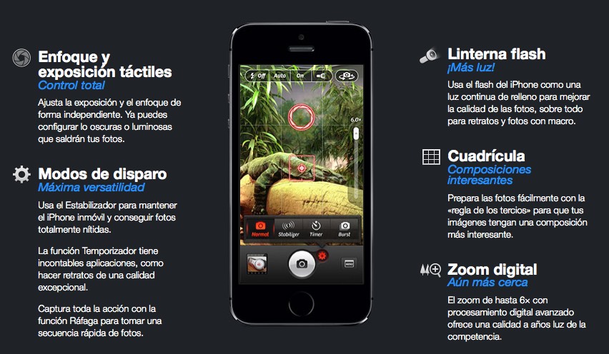 Apple regala la aplicación Camera + para iPhone