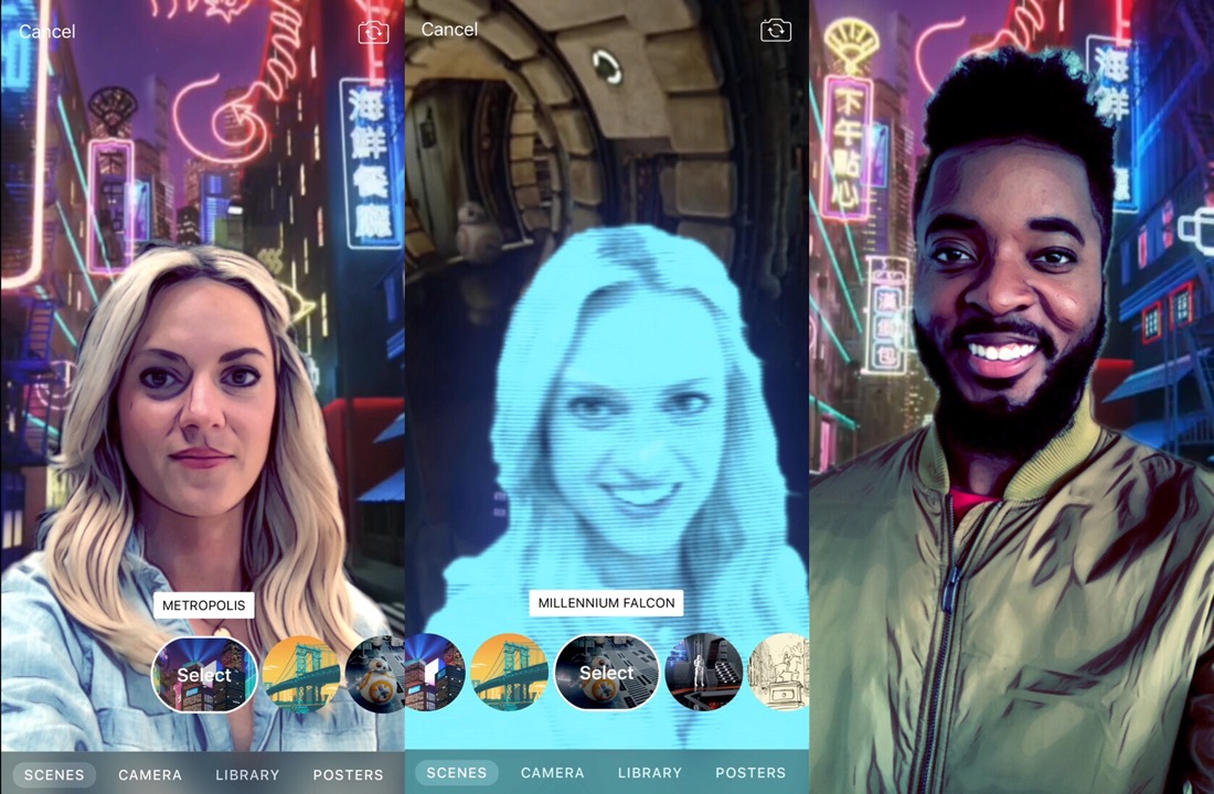 Clips 2.0, con nuevas escenas 360º para iPhone X