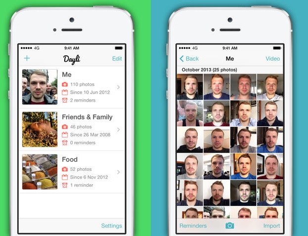 Dayli, una app genial para crear un time-lapse de tu «selfi» diario