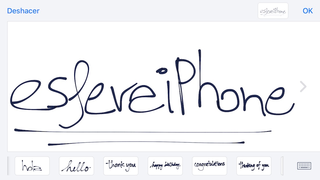 enviar dibujos iMessage