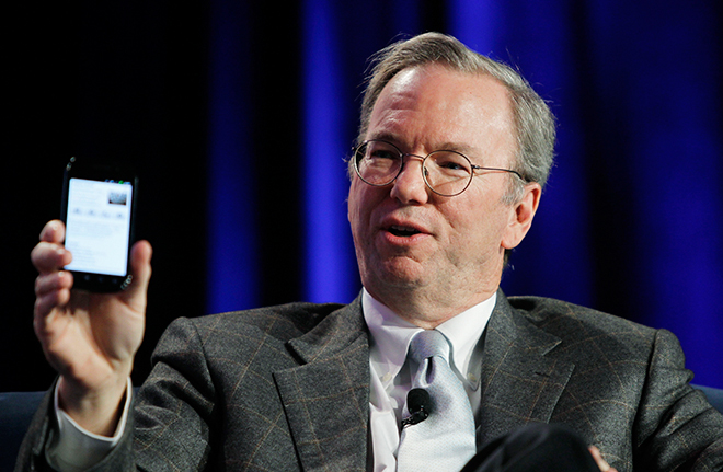 Eric Schmidt, presidente ejecutivo de Google, publica una guía de cómo pasarse de iOS a Android