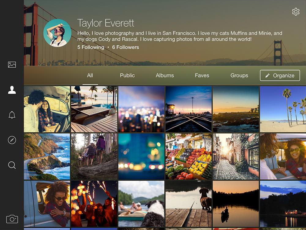 Flickr se actualiza con algunas novedades y soporte para iPad