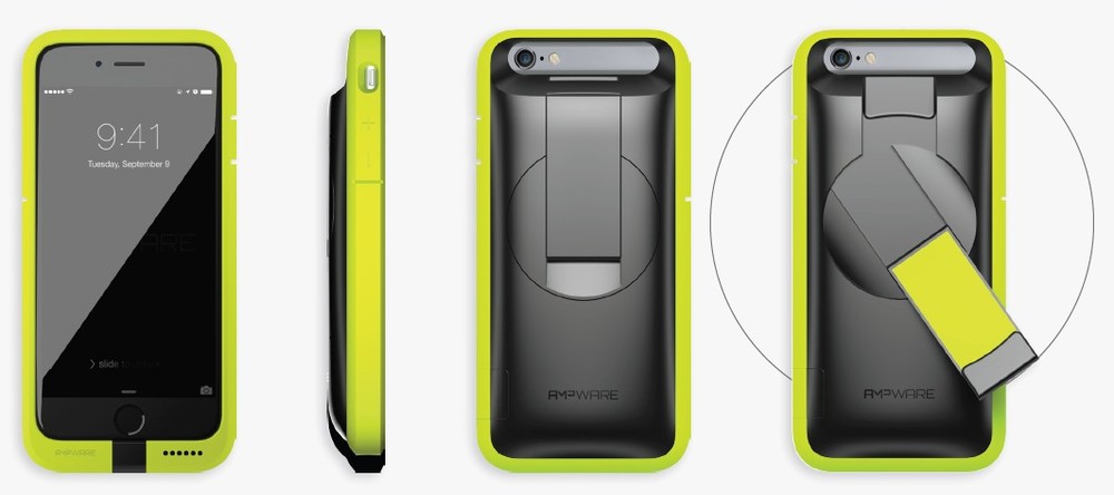 La funda AMPware nos permitirá cargar el iPhone con una manivela