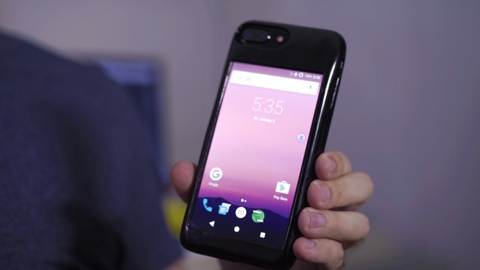 Funda eye para iPhone con Android 7.1