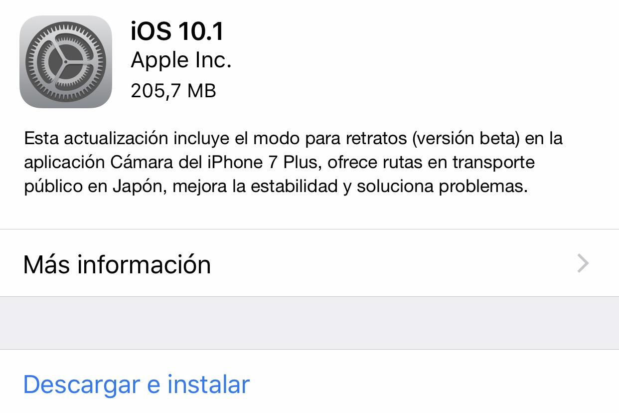 iOS 10.1