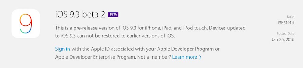 La segunda beta de iOS 9.3 incluye el interruptor para activar el modo Night Shift