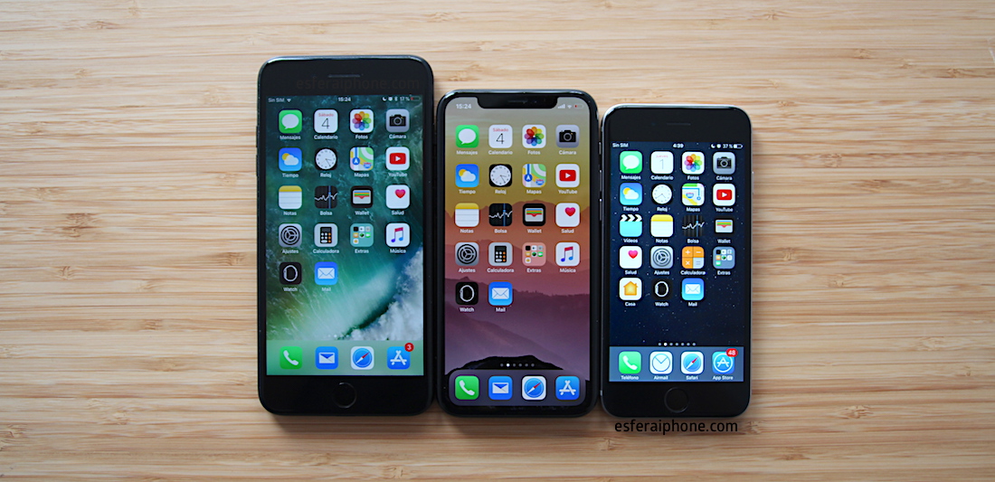 iPhone 7 Plus vs iPhone X Vs iPhone 6