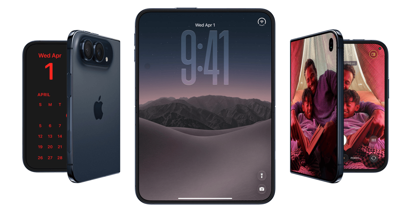 Apple presenta el iPhone Duo: así es el primer iPhone plegable de la historia