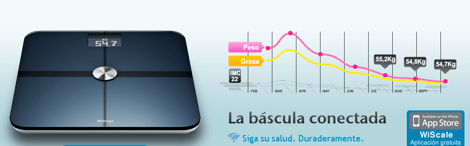 Withings: La báscula que nos permite controlar nuestro peso desde el iPhone