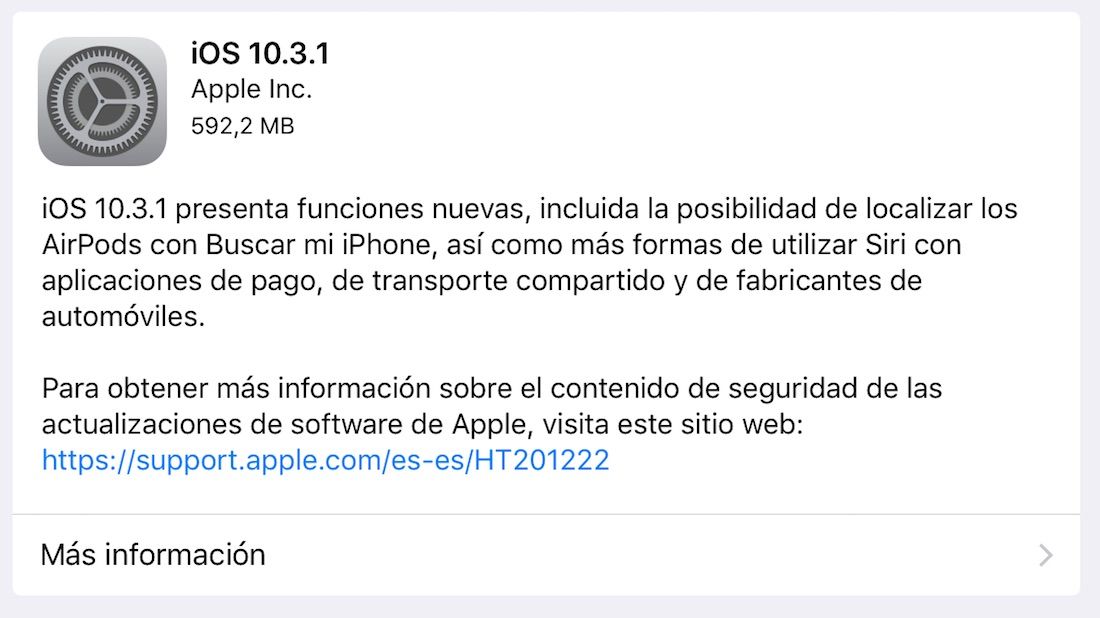 iOS 10.3.1
