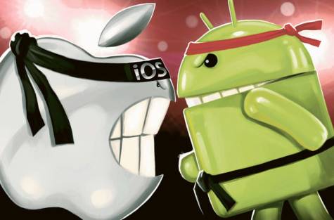 Comparativa de tiempo y tipo de interacción entre los usuarios de iOS y Android
