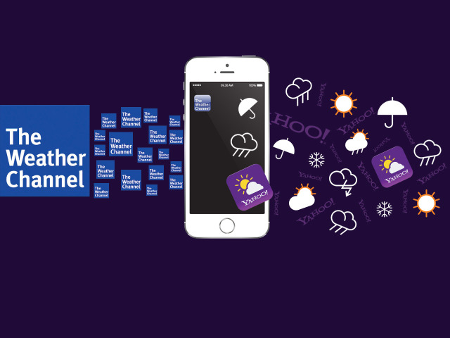 Yahoo! dejará de ser el proveedor del Tiempo en iOS 8, en favor de The Weather Channel