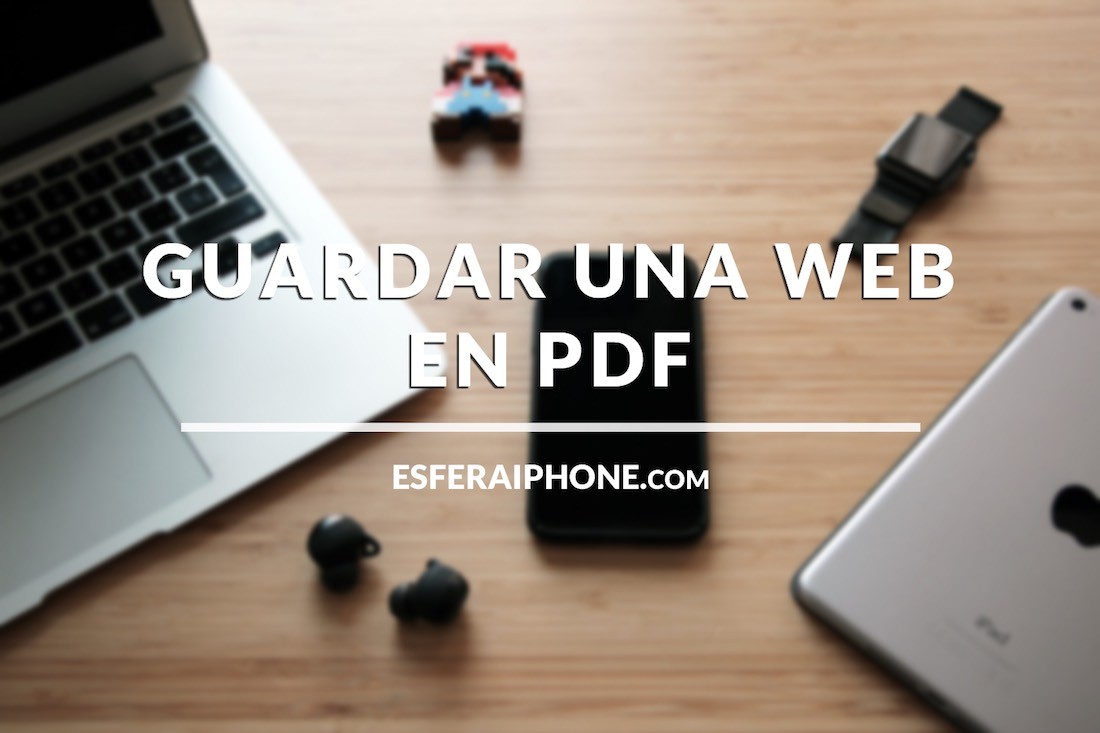 Guardar una web en PDF con Safari
