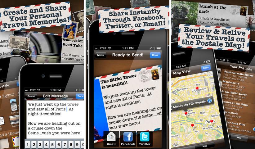Personaliza y envía postales digitales desde tu iPhone o iPad
