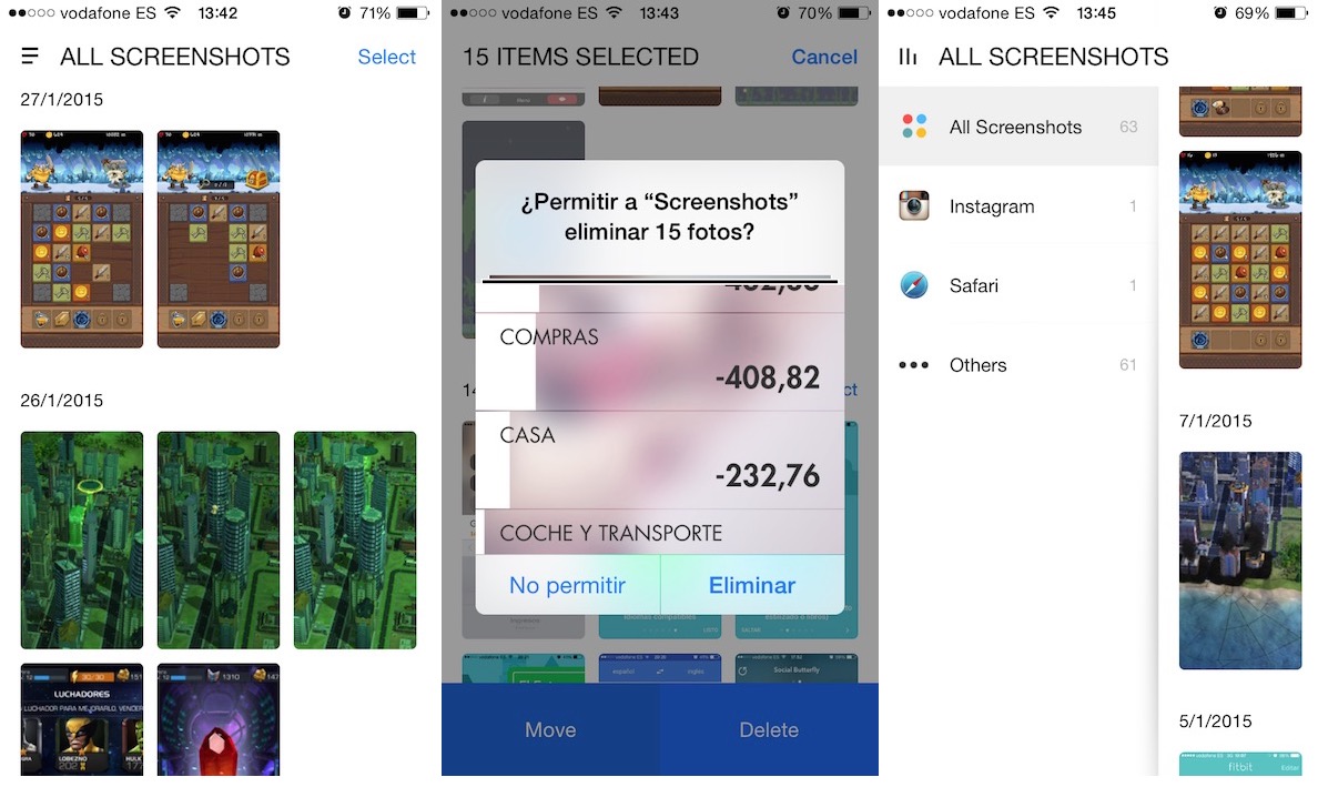 Gestiona tus capturas de pantalla de forma fácil y rápida con «Screenshots – Organize, Manage, Delete Screenshot»