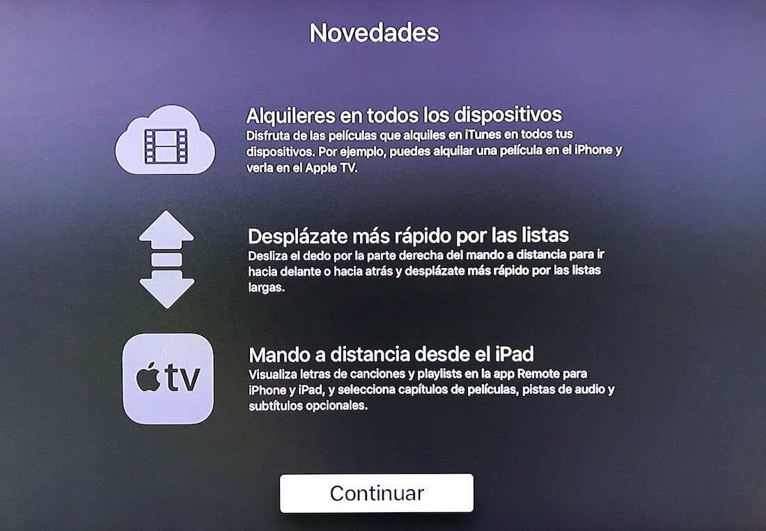 tvOS 10.2 para Apple TV