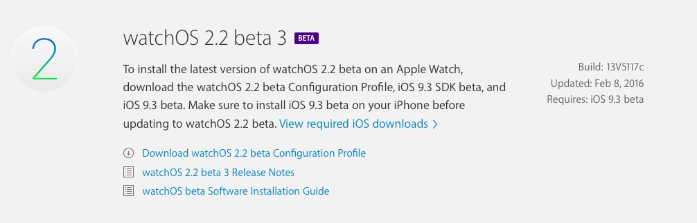 Las terceras betas de iOS 9.3, watchOS 2.2 y tvOS 9.2 ya están disponibles