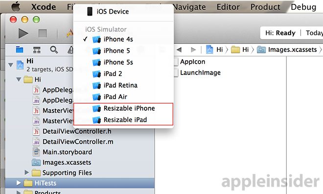 La nueva beta de XCode permite probar las apps en dispositivos más grandes