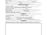 Free Insurance Verification Form Pdf Word